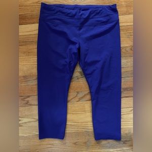 Athleta Blue/Purple Athletic Leggings Sz L
